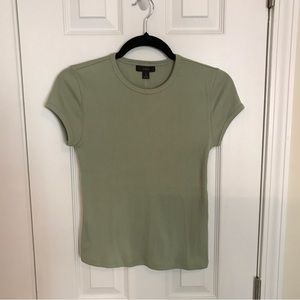 J. Crew Cap-Sleeve Vintage Rib T-Shirt